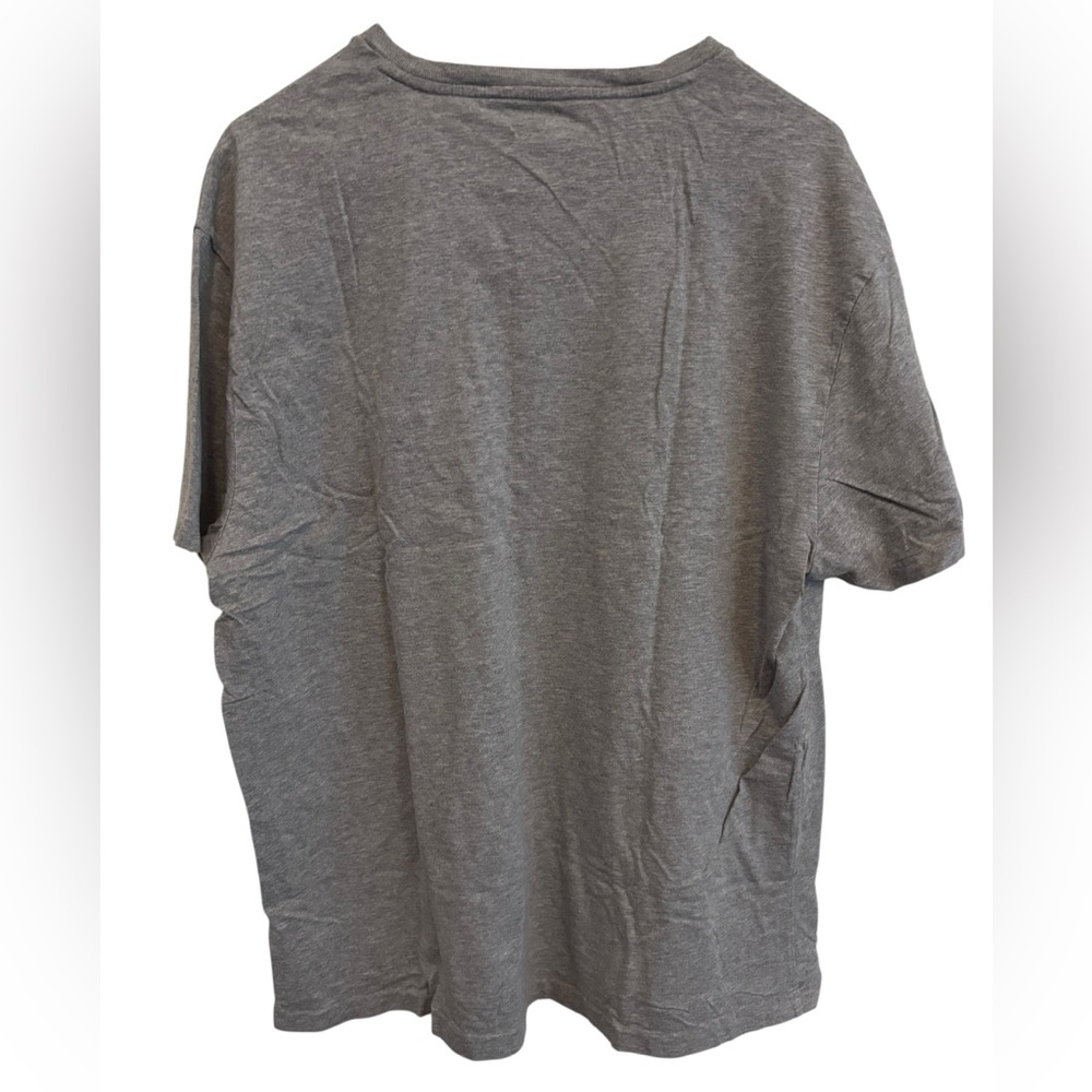 Polo by Ralph Lauren Men's Gray Tee with Black Logo - Picture 2 of 4